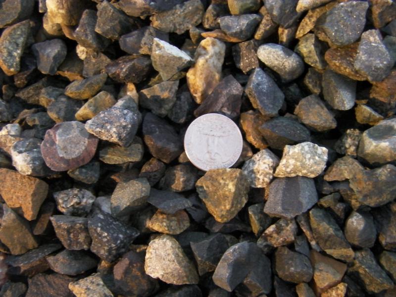 This 5/8th minus still has some smaller pieces in it but not as much as standard