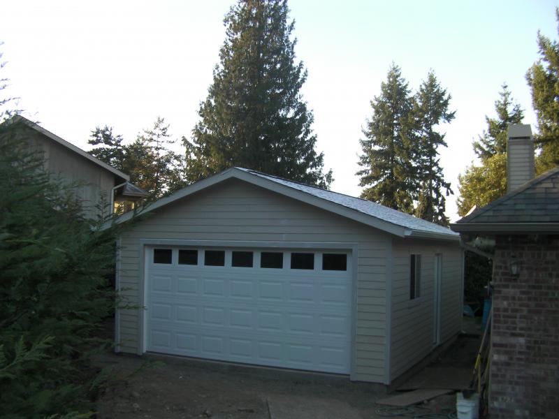 Double Door 18 by 20 foot garage