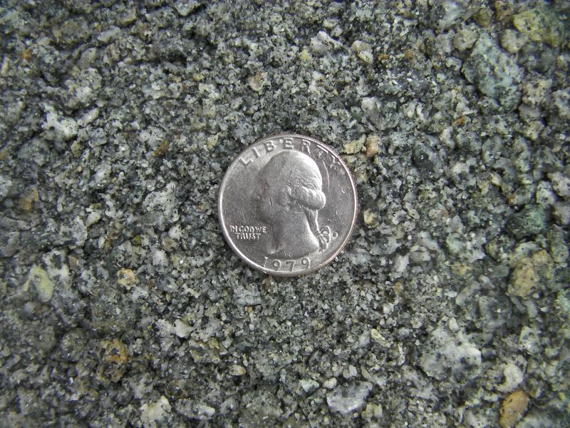Quarter Inch to Dust Black & White Granite
